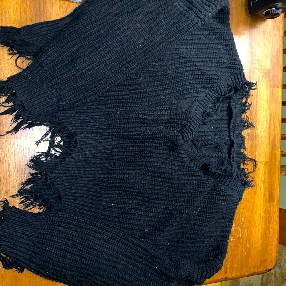 Black baggy Hollister sweater